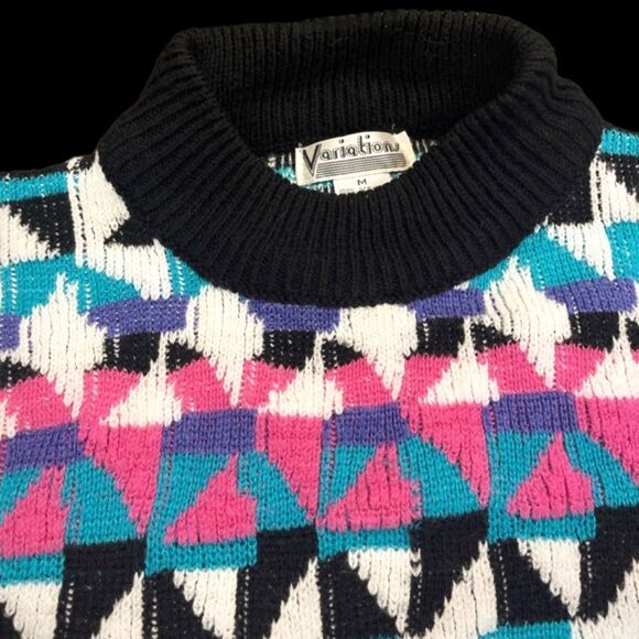 Women’s 80’s Sweater Medium  - Picture 2 of 2